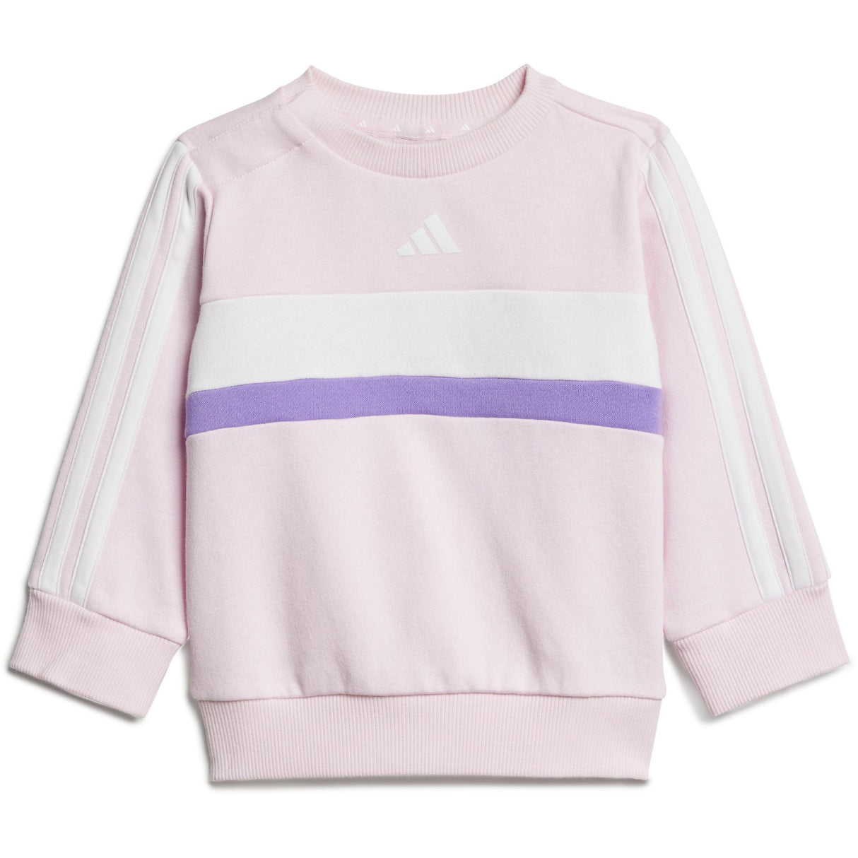 adidas Originals Clear Pink/White/Violet Fusion I 3S Tib Fl Sweatset