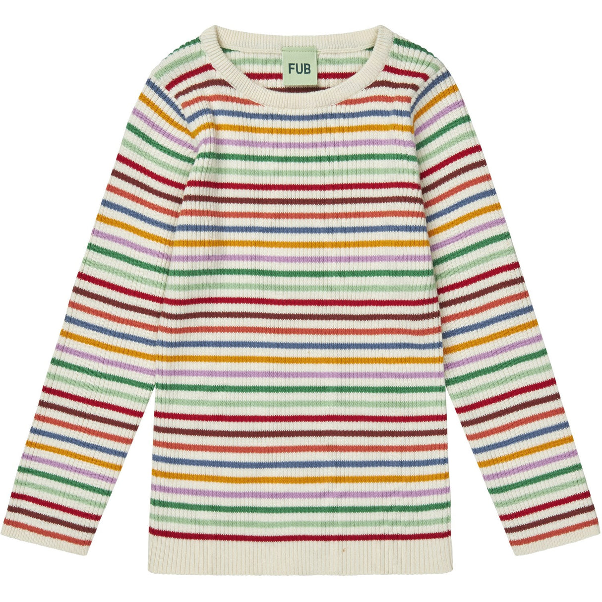 FUB multi stripe Striped Rib Blus