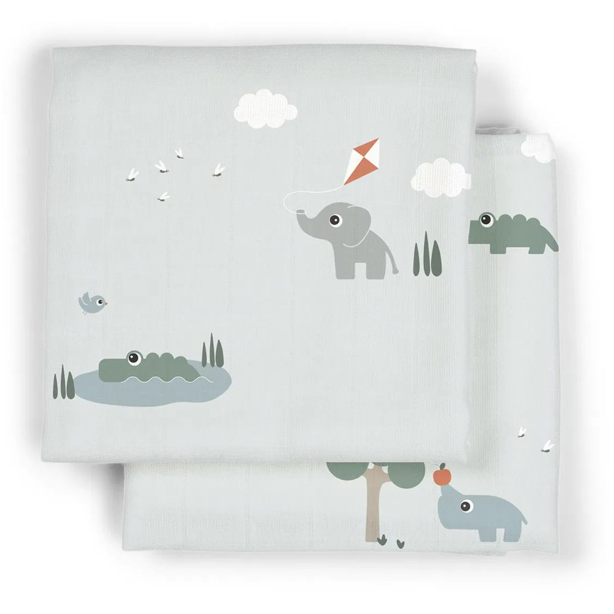 DonebyDeer Blå Tygblöja 2 st Lekplats Blå