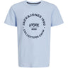 Jack & Jones Junior Chambray Blue Simon T-Shirt Crew Neck