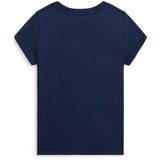 Polo Ralph Lauren Newport Navy W/White Girl T-Skjorta