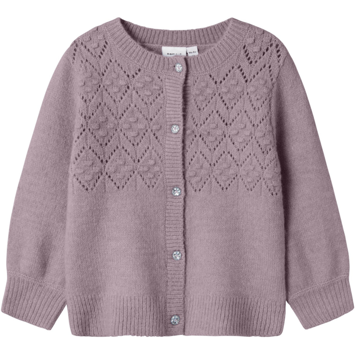 Name It Elderberry Batrille Stickad Cardigan