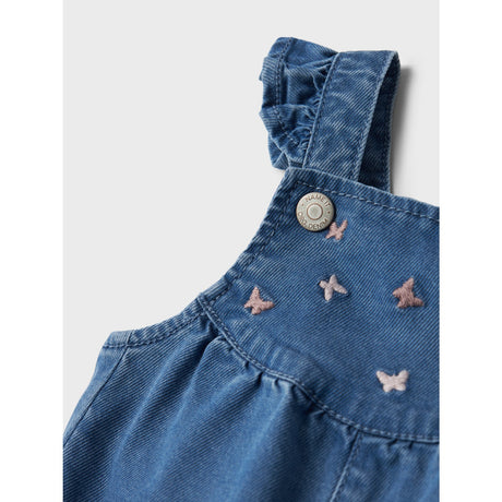 Name It Medium Blue Denim Evi Round Denim Overall