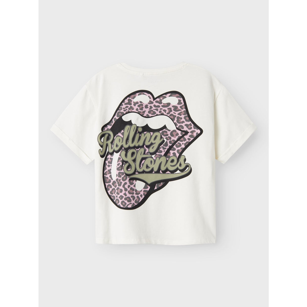 Name It Cloud Dancer Jill Rolling Stones Regular T-Skjorta