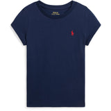 Polo Ralph Lauren Newport Navy W/White Girl T-Skjorta