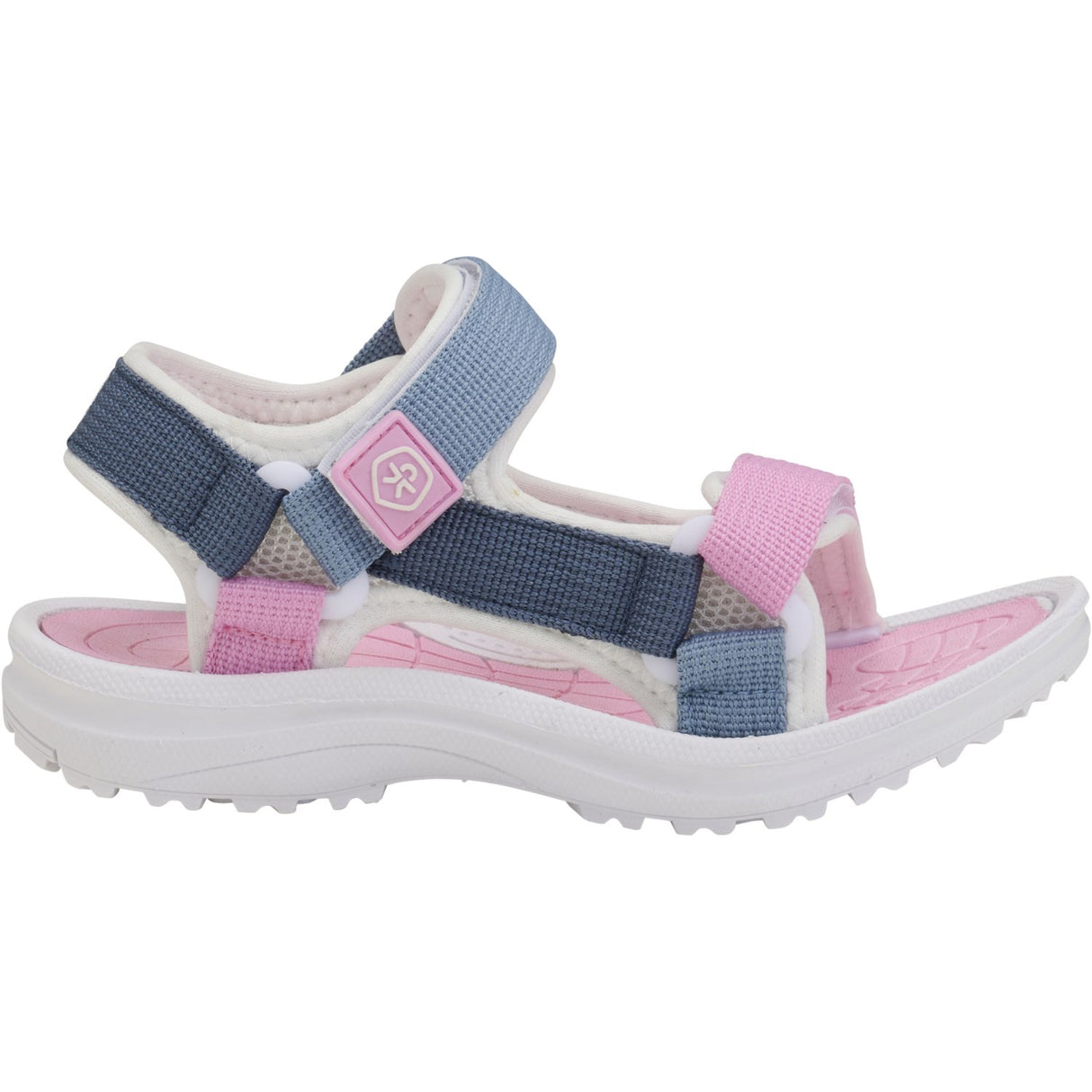 Color Kids Orchid colorblock sandaler med kardborreband