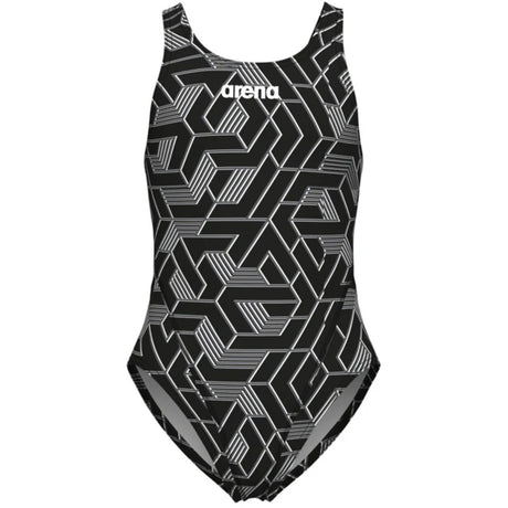 Arena Black-Team Black Escape Baddräkt Swim Tech L