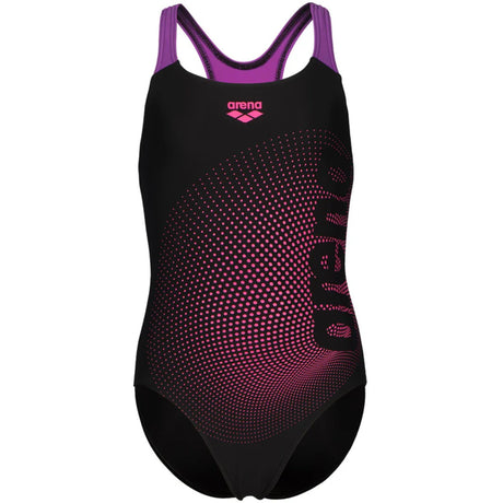 Arena Black-Violet Dim Ljus Baddräkt Swim Pro Back L