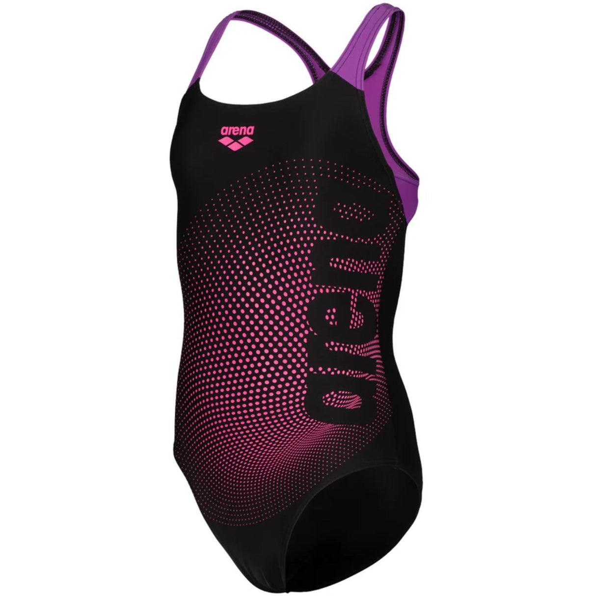 Arena Black-Violet Dim Ljus Baddräkt Swim Pro Back L