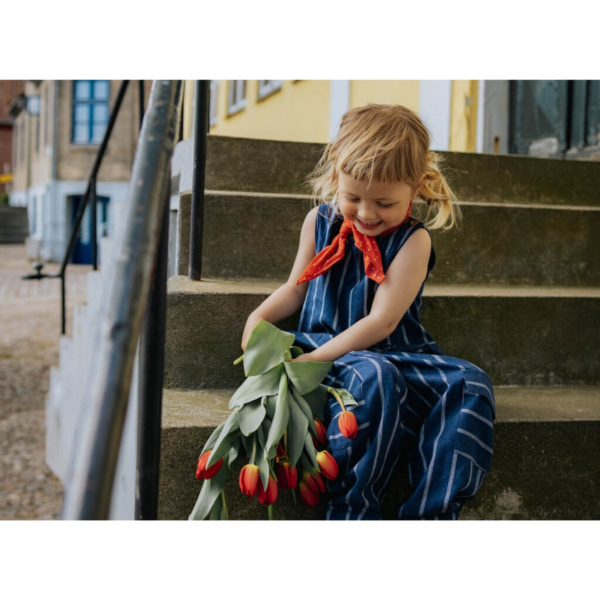 Fliink Insignia Blue / Sandshell Vira Cargo byxor