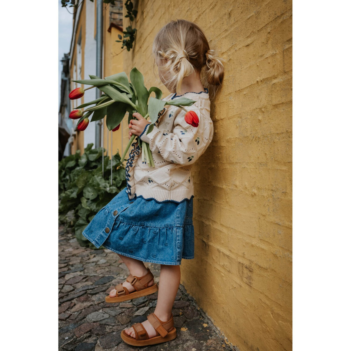 Fliink Ljus Denim Blue Donna Denim Kjol