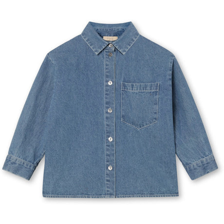 Fliink Ljus Denim Blue Don Ls Skjorta