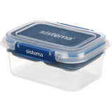 Sistema Ocean Blue Rectangle Stax To Go Lunchlåda 1L
