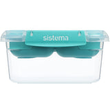 Sistema Minty Teal Square Stax To Go Lunchlåda 1.15L