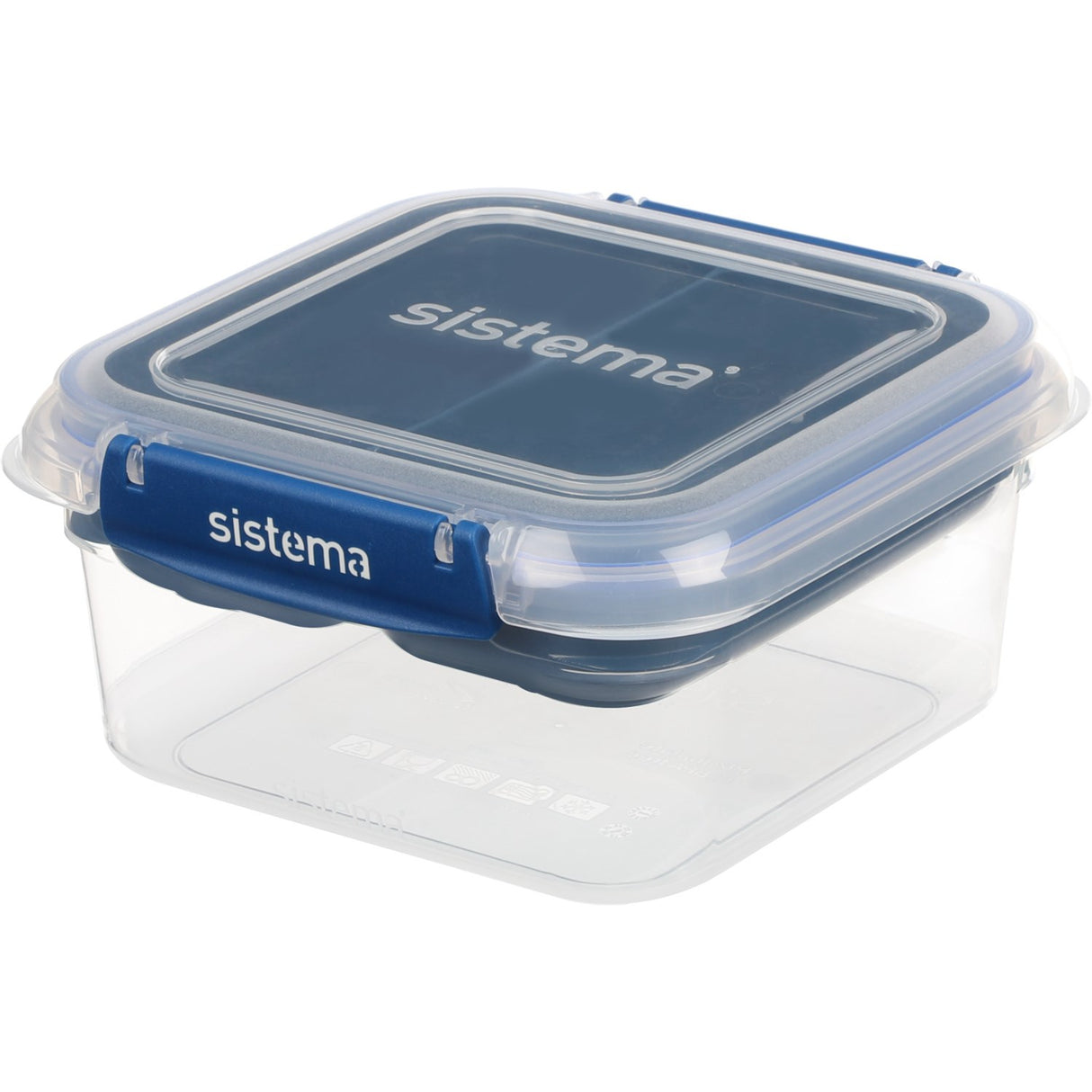 Sistema Ocean Blue Square Stax To Go Lunchlåda 1.15L