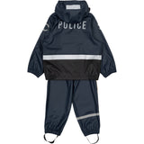 Mikk-Line Blue Nights Police Suspenders Rain Sett
