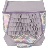 Mikk-Line Lavender Aura AOP Baby Badbyxor Ruffle Recycled