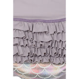 Mikk-Line Lavender Aura AOP Baby Badbyxor Ruffle Recycled