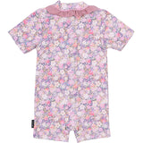 Mikk-Line Lilas AOP UV Baddräkt Volang Återvunnen