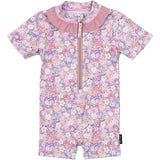 Mikk-Line Lilas AOP UV Baddräkt Volang Återvunnen