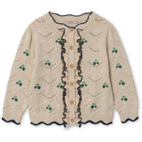 Fliink Sandshell Mela Ruffle Cardigan