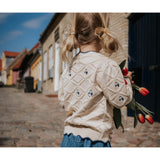 Fliink Sandshell Mela Ruffle Cardigan