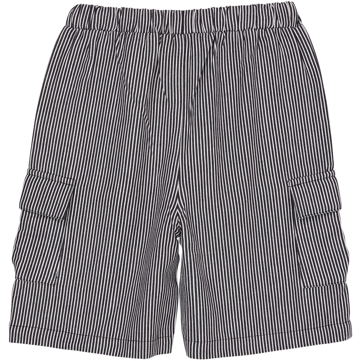 COPENHAGEN COLORS Navy Stripe Striped Pocket Shorts