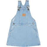 COPENHAGEN COLORS Super Lt Blue Indigo Washed Organic Denim Spencer Klänning W Heart