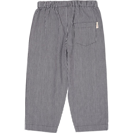 COPENHAGEN COLORS Navy Stripe Striped Yarndyed Byxor