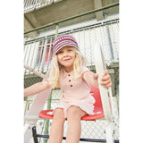 COPENHAGEN COLORS Ballerinaskor/Berry Comb. Rib Stickad Pikétröja