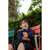 COPENHAGEN COLORS Marinblå med surfing Dog Twill Shorts