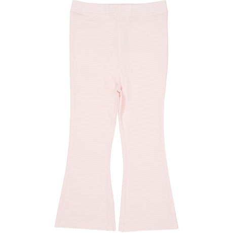 COPENHAGEN COLORS Ballerina/Cream Stripe Randiga Flare Byxor