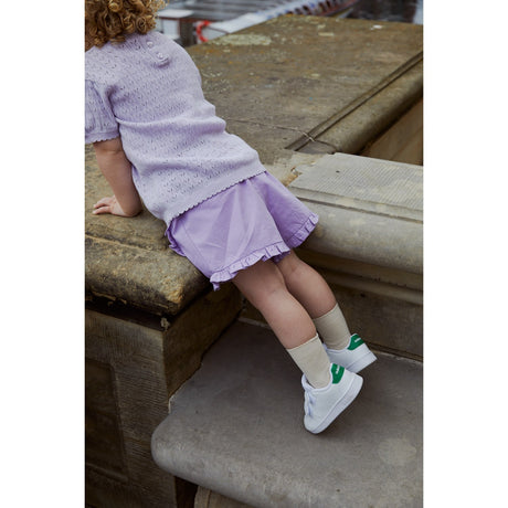 COPENHAGEN COLORS Lavendel Stickad Pointelle T-shirt