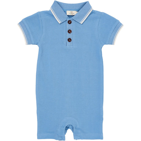 COPENHAGEN COLORS Sky Blue Comb. Pique Pikétröja Romper