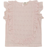 En Fant Veiled Rose Top