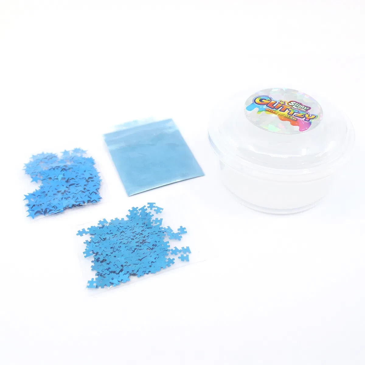 Sensory Compounds Slimy Glitzy Diy Blue