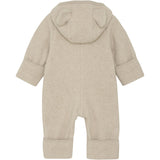 Huttelihut Camel Melange Pram Suit Ears Cot. Fleece