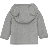 Huttelihut Ljus Grey Melange Jacka Ears Bomull Fleece
