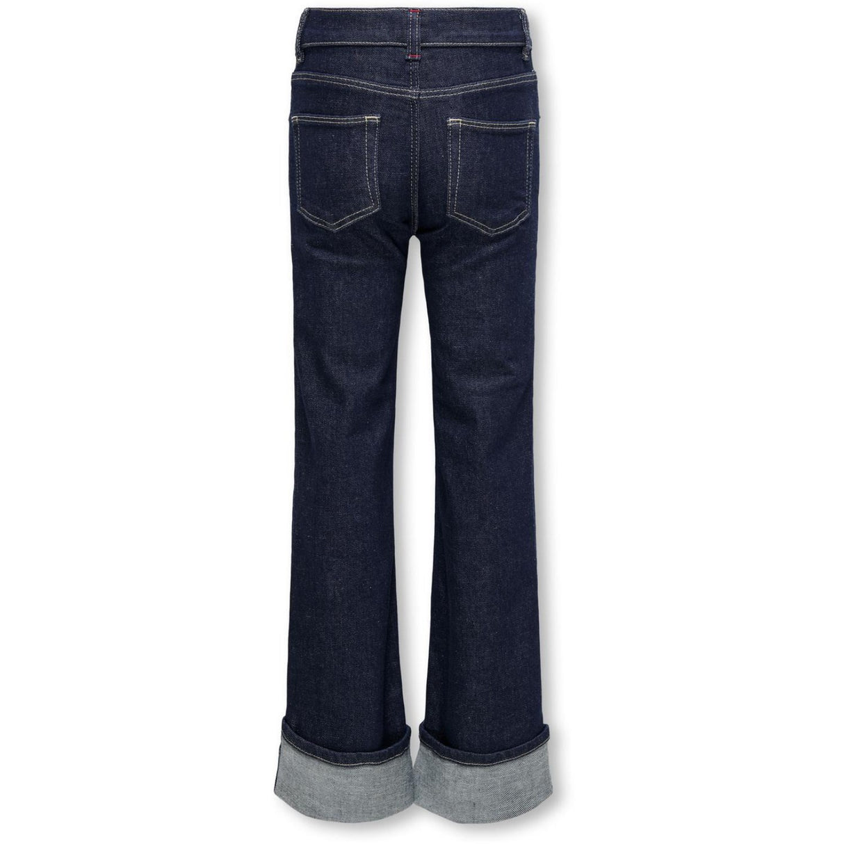 kids ONLY Dark Blue Denim Mercer Wide Fold-Up Denim Jeans