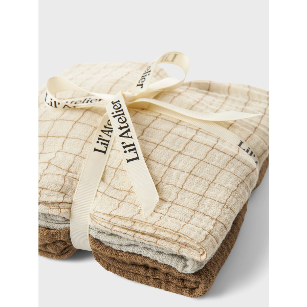 Lil'Atelier Vapor Blue Fergie 3-Pack Stofbleer