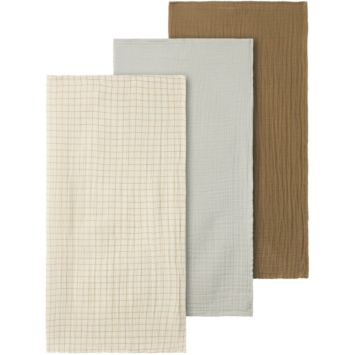 Lil'Atelier Vapor Blue Fergie 3-Pack Stofbleer