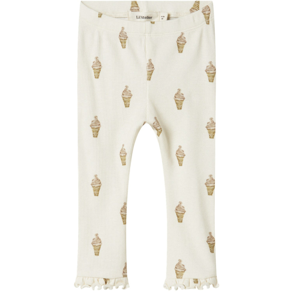 Lil'Atelier Turtledove Ice Cream Gavo Eka Slim Leggings