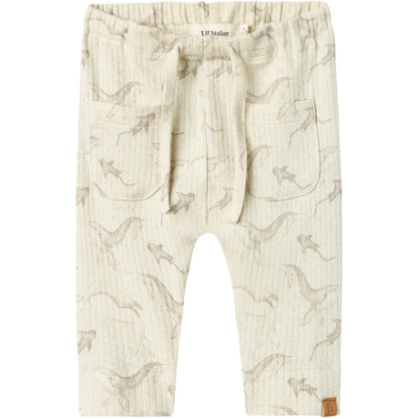 Lil'Atelier Turtledove Gio Bop Loose Byxor