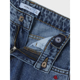 Name It Medium Blue Denim Heart Bella Wide Jeans