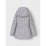 Name It Misty Lilac Small Flower Maxi Li Jacka AOP