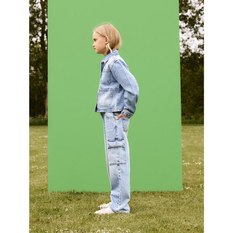 Name It Light Blue Denim Aria Oversize Denim Jacka