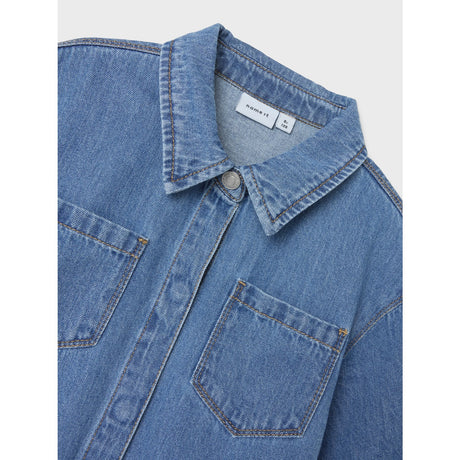 Name It Medium Blue Denim Jannet Denim Klänning
