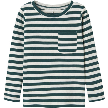 Name It Forest Biome Cloud Dancer Dekab Slim Blus