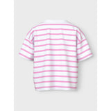 Name It Bright White Pink Frosting Vitanni Kort Relaxed T-Shirt