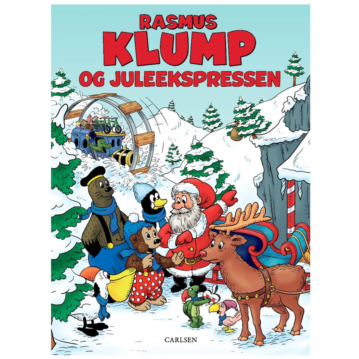 Forlaget Carlsen  Rasmus Klump och juleekspressen